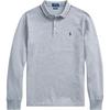 Polo Ralph Lauren Solid Color Pony Logo Embroidered Long Sleeve Polo Shirt Men Tops Gray MNPOKNI16820343-020