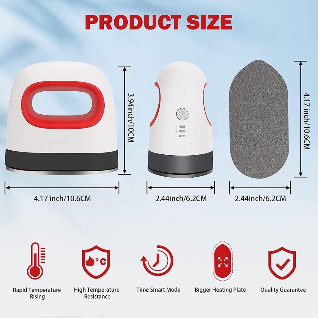 Portable Mini Heat Press Machine: 4-Speed Temperature Control for T-shirt Heat Transfers