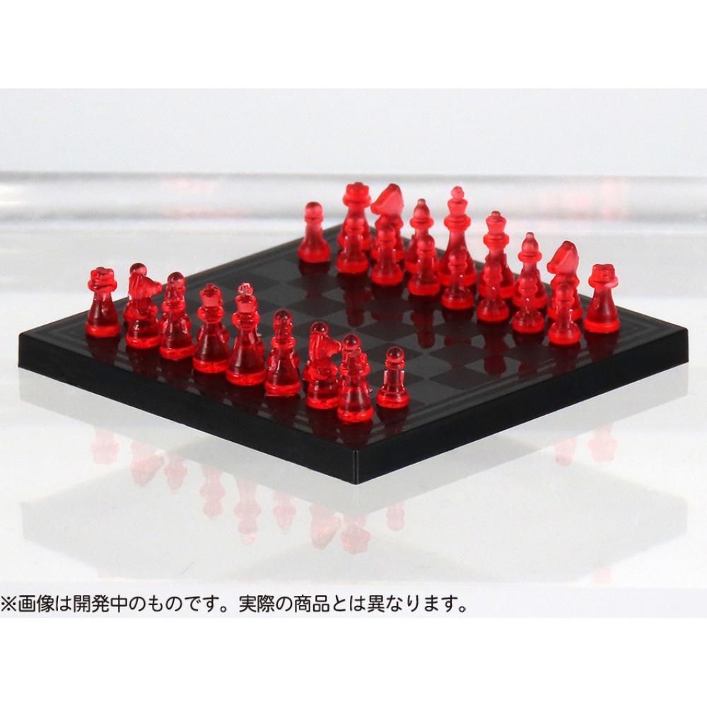 Puripura 1 12 Chess With Puripura Figures Clear Red X Black
