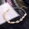 Trendy Fashion Rope Chain Seashell Choker Necklace Women Collar Necklace Summer Beach Shell Jewelry