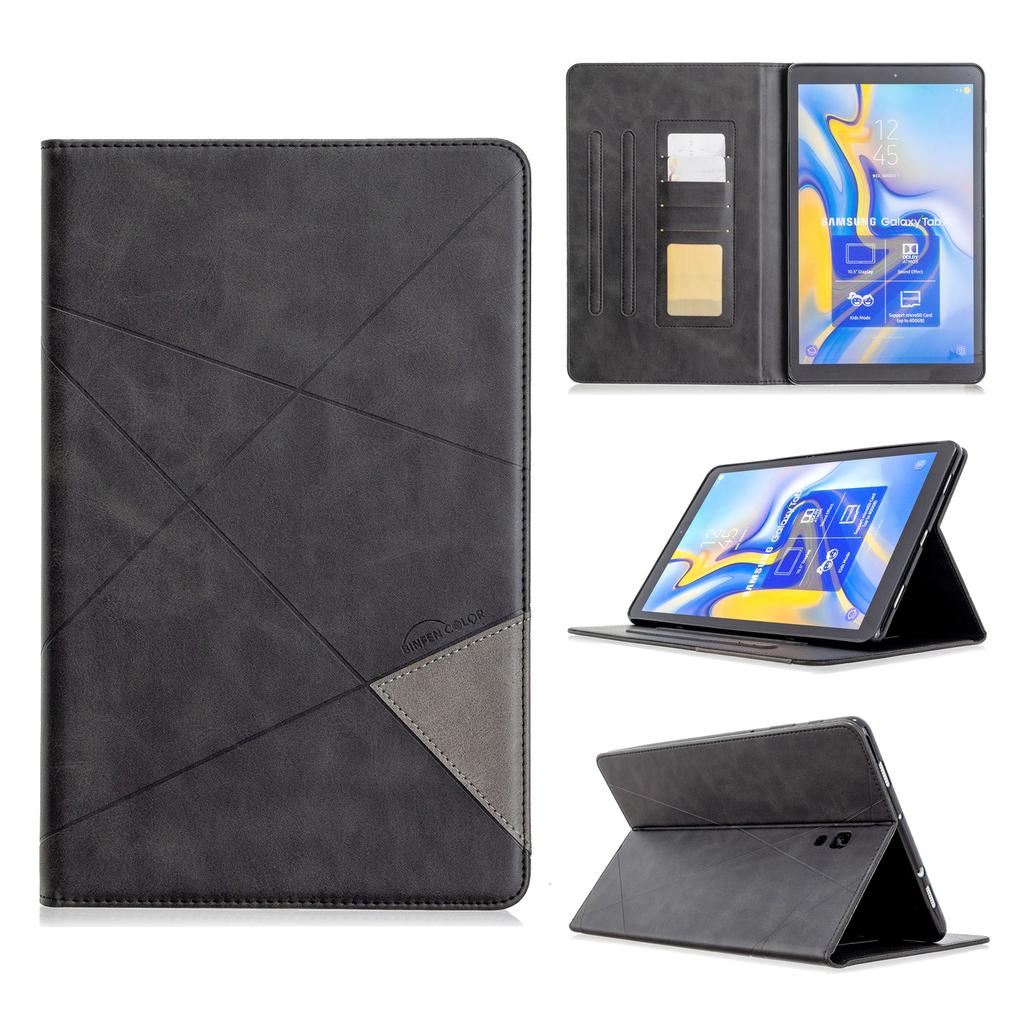 Case for Samsung Galaxy Tab A 10.5inch (2018 Release)(SM-T590/T595/T597) Bussiness Premium PU Leather Folio Cover Multiple Viewing Angles Card Pocket
