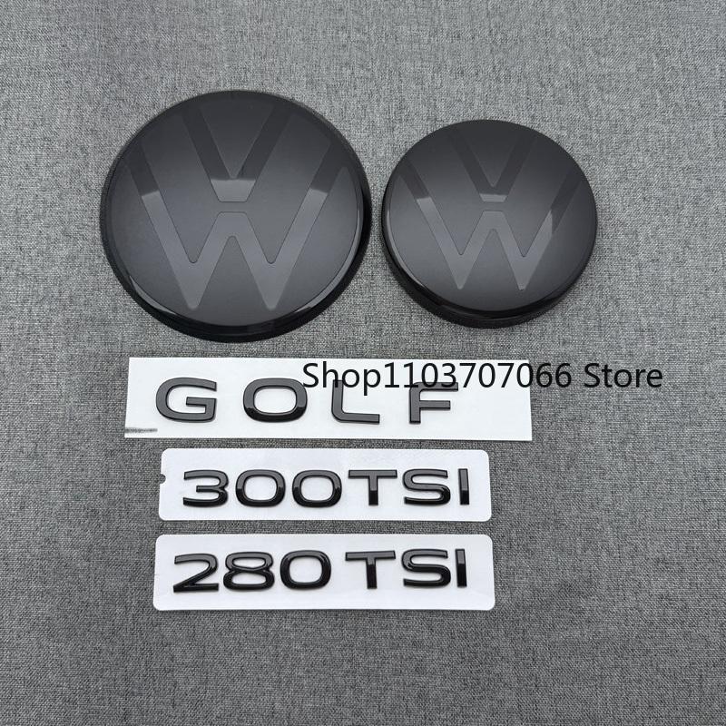 Car MK8 Logo Car series For Volkswagen Golf8 VIII MK8 2020-2023 Front Head Grill Hood Bonnet Emblem Rear Tail Bumper Trunk Boot V2
