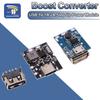 Преобразователь напряжения Type-C / Micro USB 5V 1A 2A Повышающий модуль питания для литиевых батарей Мобильный Power Bank Со светодиодным индикатором защиты