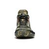 Li Ning Badfive 3 Ultra Камуфляж Плошная Амортизация Скользкая Подошва Легкие Средняя Высота Баскетбольные Кроссовки Мужские Зеленые ABFS011-20