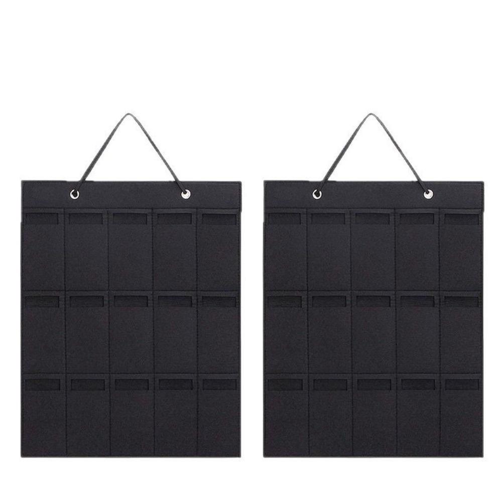 2Pcs Felt Eyeglasses Stand Holder Wall-Mounted Glasses Organizer Rack