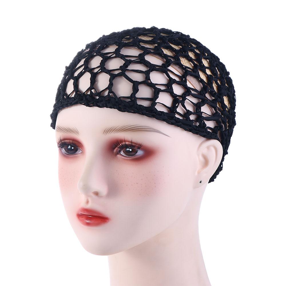 Women Turbans Handmade Crochet Night Sleeping Mesh Cap Net Hat Snood Hair Net