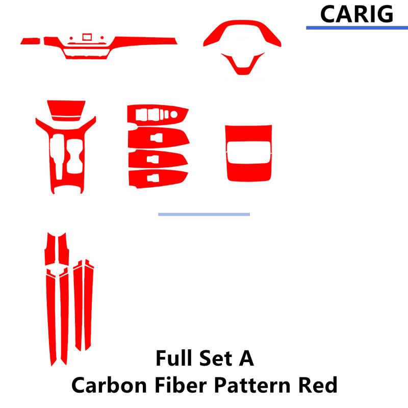 For HONDA ACCORD 18-22 Interior Carbon Fiber Pattern Sticker Protective Film Modification Accessories