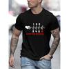 Vintage T Shirts for Men Save The Stick Manual Transmission Three Print Top Oversized Tee Hip Hop T-Shirts Men Clothing Camiseta