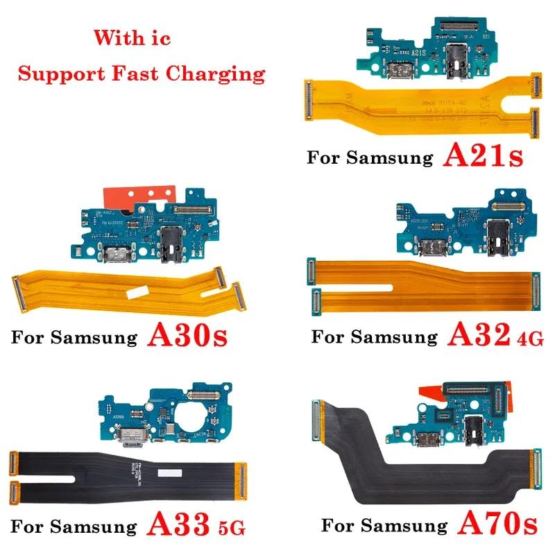 Основной гибкий шлейф USB-порта зарядки для материнской платы Samsung a21s a217f A30s a307f A32 4G a325f a325m A33 5G a236b a70s a707f