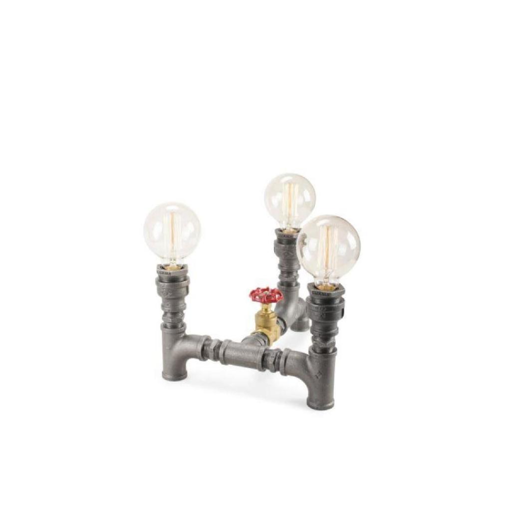 Table Lamp From Pipes, Industrial Vintage, Gift Rustic