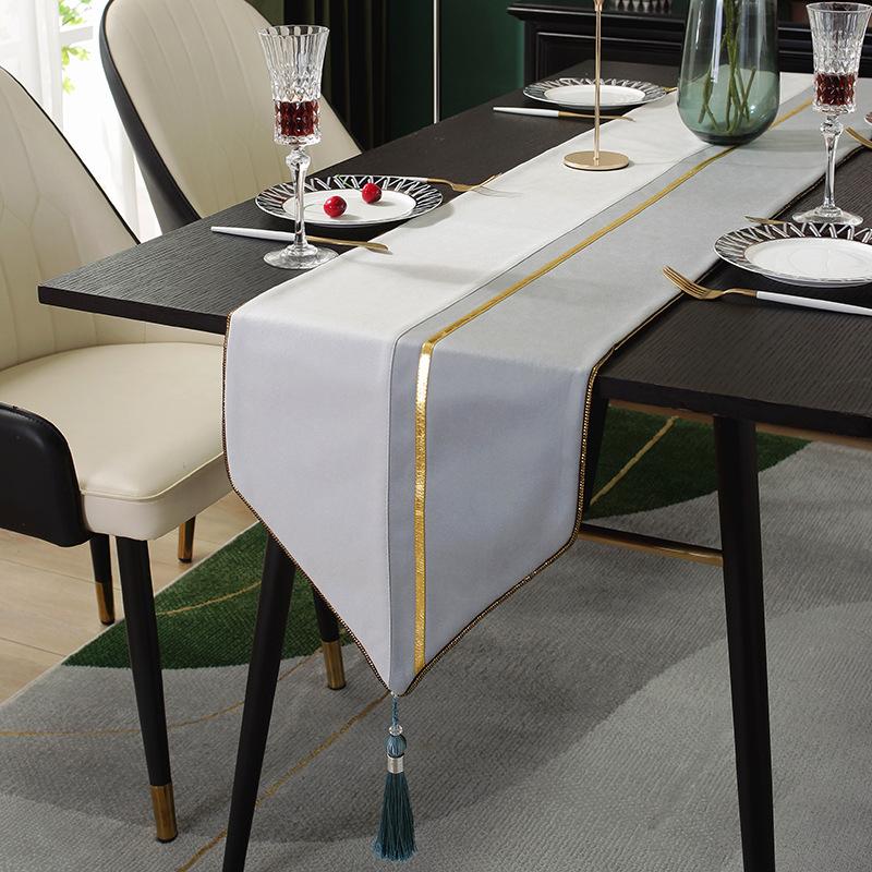 Новый современный роскошный настольный флаг, хит продаж, чайный флаг, настольный коврик, скандинавская минималистская модель, чайный столик, чайный коврик, макет ТВ-шкафа