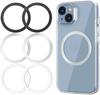 Magnetic Metal Ring Patch, Universal Magnet Converter, Fits iPhone Samsung Android, Wireless Charge Car Mount Accessory