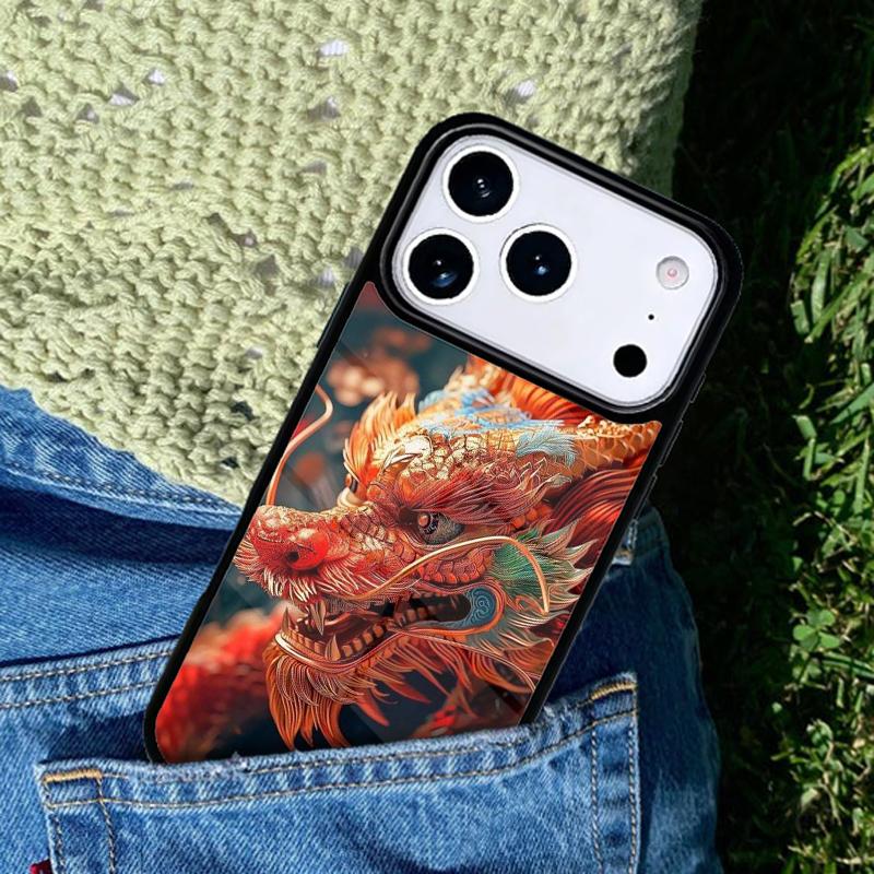 Чехол для телефона Дракон Совместим с для IPhone 17air 16e 15 14 13 12 11Pro Max 17 Air