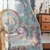 1PC NAPEARL 70-80% Blackout Shading Curtain Printed Floral Curtain Pastoral Style Window Drapes Home Decor