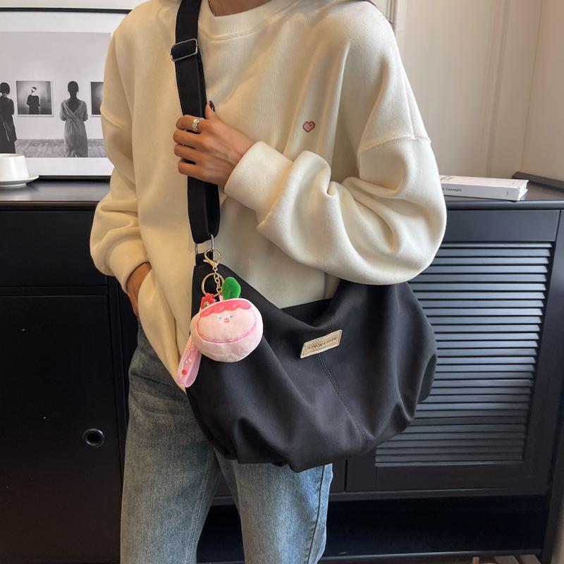 Холщовая сумка большой вместимости из ткани Оксфорд Большая сумка через плечо через плечо