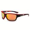 10 Pairs of Men's Colored Real Film Sports Glasses Durable PC Frame Suitable for Daily Leisure Parties and Driving Use