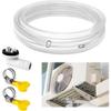 Air Conditioning Drain Pipe Set Leak Resistant Kink-Free Simple Installation Wide Application Universal AC Drain Hose Accessories Kit