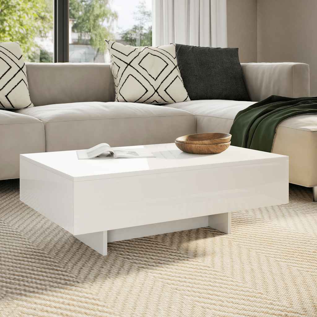Glossy White Coffee Table