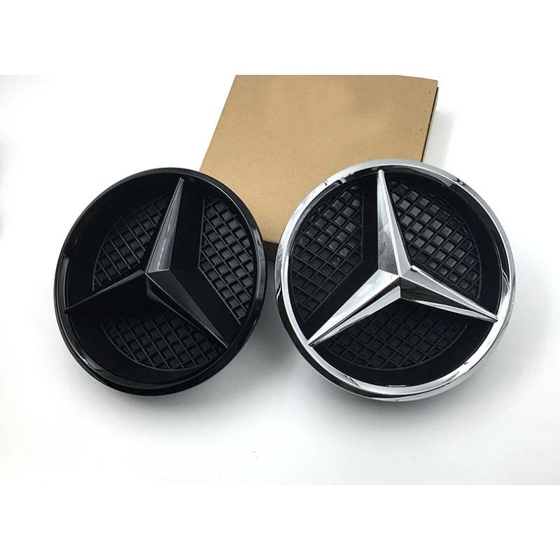Эмблема логотипа на переднюю часть автомобиля для Mercedes Benz W156 W204 W205 W210 W211 W212 W213 C E Class GLA GLK ML GLC GLE Аксессуары