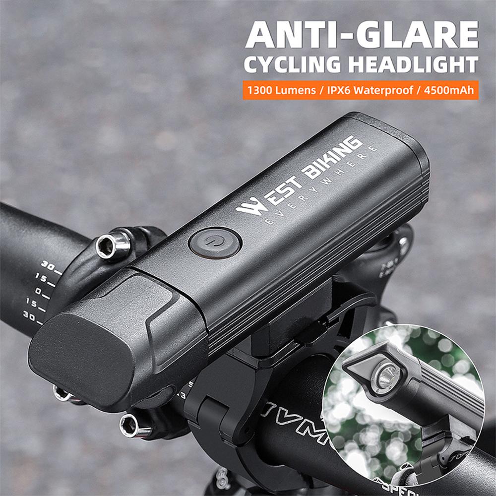 Яркий велосипедный фонарь из алюминиевого сплава, многофункциональный USB-перезаряжаемый велосипедный передний фонарь, водонепроницаемый