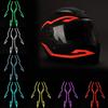 Motorcycle Helmet Light Fluorescent Helmet Decorative Bar Led Riding Signal Light Strip DIY Helmet Cover Decor