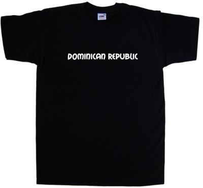 Dominican Republic text T-Shirt