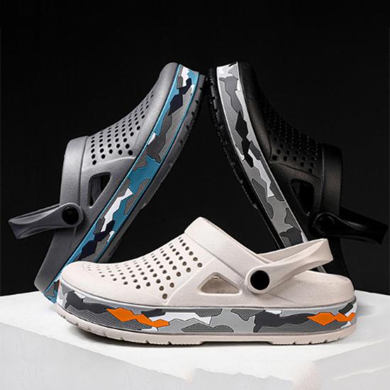 One Shoe Two Wears, морская дышащая модная пляжная обувь, летние мужские сандалии, износостойкие, нескользящие, мягкие подошвы