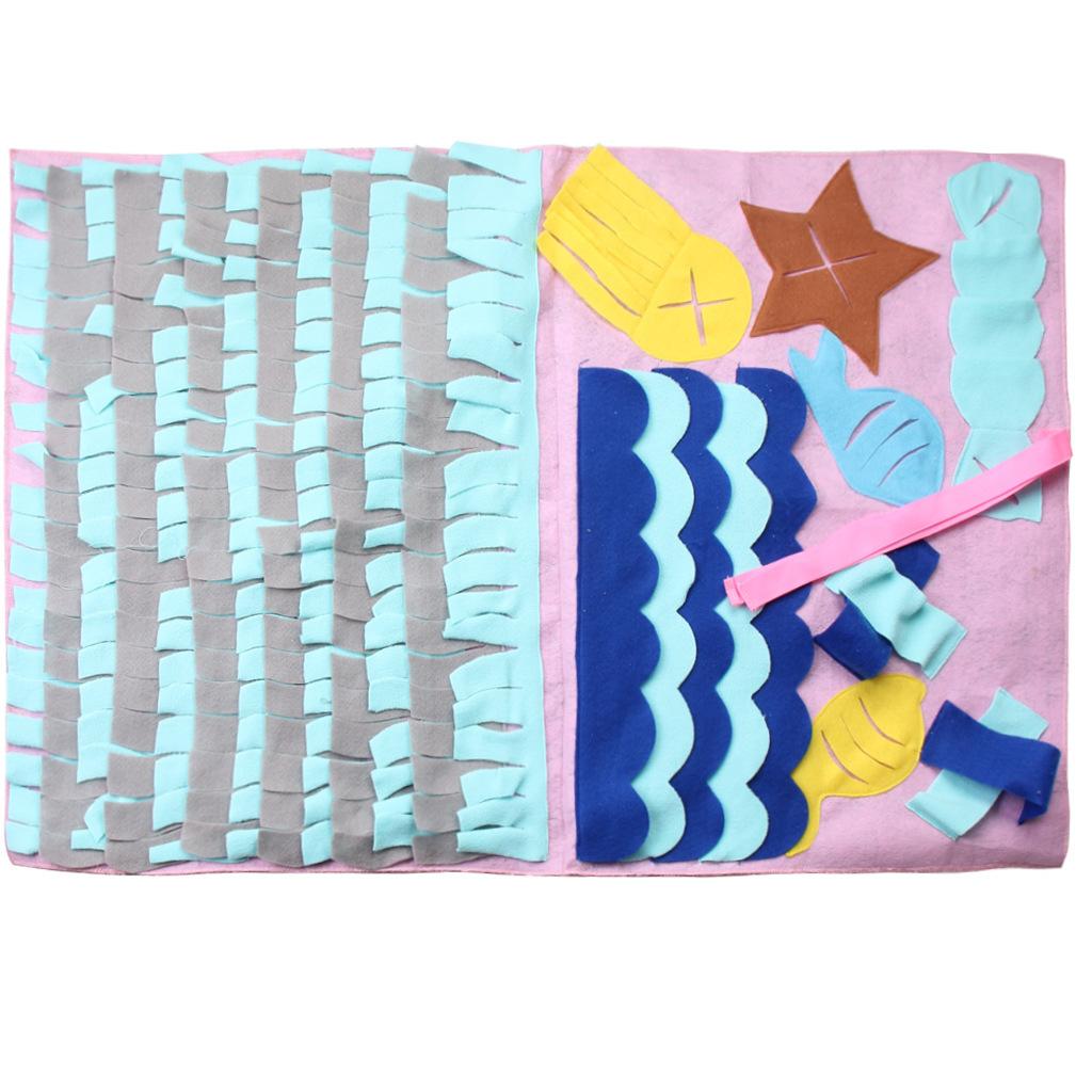 Коврик для собак, нюхательный коврик для домашних животных, коврик против удушья, одеяло для дрессировки кошек, собак, рабочая игрушка для носа, интеллектный коврик для замедления кормления домашних животных