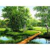 5D DIY Diamond Painting Four Seasons Landscape of the Woods Diamond Embroidery Cross Stitch Kit Full Rhinestone Mosaic Home Decor