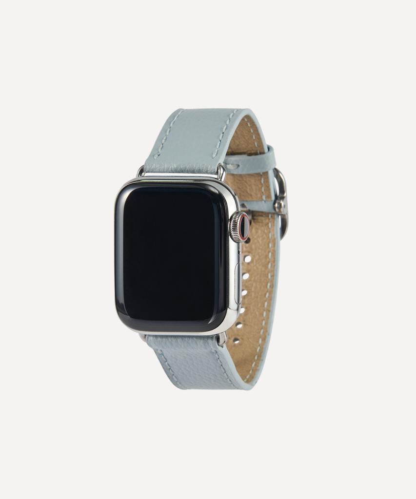 Adeo Ремешок для Apple Watch Galaxy Watch из переработанной веганской кожи Sky Blanc (Тип)