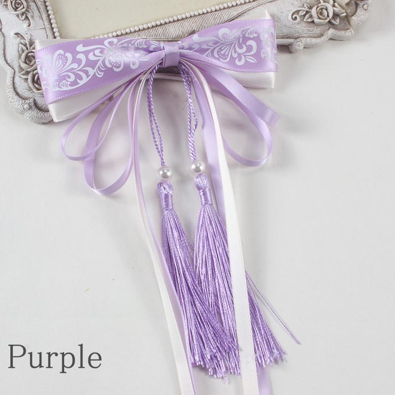 1 шт., длинные ленты в древнем стиле, головной убор, заколка для волос, бант, китайский бант, заколки для волос, свадебные, свадебные