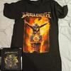 НОВЫЕ Хлопковые Футболки Megadeth Destroy All Enemies Tour 2024 С Принтом Спереди и Сзади