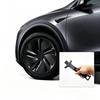 Wheel Trim Removal Tool Manual Pry Tool with Angled Pull Profile, Flat Lift Tip and Extended Grip for Car Owners