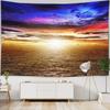 Beach Starry Tapestry Home Decor Living Room Natural Moon Sea Landscape Tapestry Fabric Hippie Wall Hanging Tapestry Tapiz