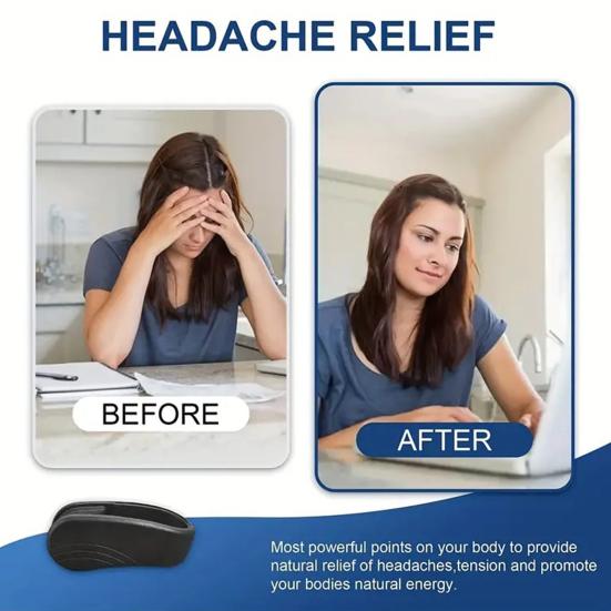 5Pcs Acupressure Clip Migraine Relief Hand Pressure Point Clip Portable Men Women Headache Tension Relief Massage Hand Clip