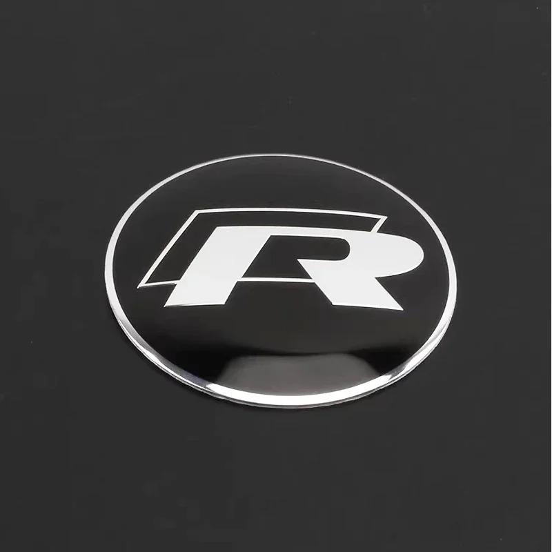 2026 Горячие Для VOLKSWAGEN VW 4 штуки 3D 56 мм/60 мм/65 мм Колпачки Ступицы Колес Автомобиля Наклейки Значки Аксессуары для Volkswagen VW R