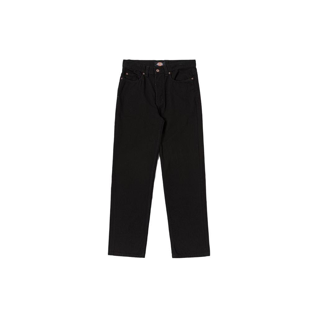Dickies Джинсы Унисекс Деним Черный Умеренный Другое DK012274