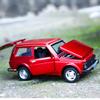 Diecast 1:32 LADA NIVA Jeep Alloy Retro Car Model Car Central Control Ornaments Sound and Light Toy Christmas Gifts for Children