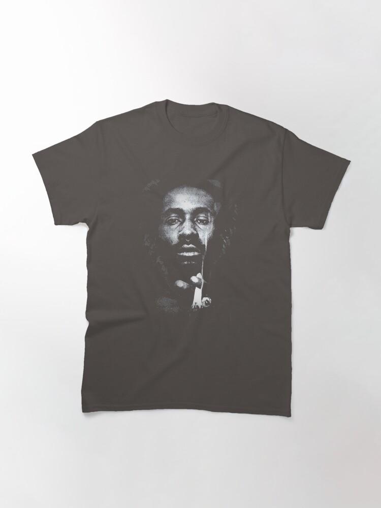 Burning Spear Black And White Design Burning Arts Spear Musician Classic T-Shirt
