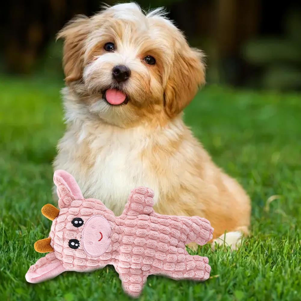 Plush Texture Dog Toy Plush Dog Toy with Wrinkle Sound Durable Plush Dog Toy Set for Small Dogs Squeaky for Chewers