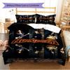 Name Custom Helloween Band Pattern Bedding Set Quilt Cover Pillowcase Home Decor Gift (1 * duvet cover + 2 * pillowcase, without core)