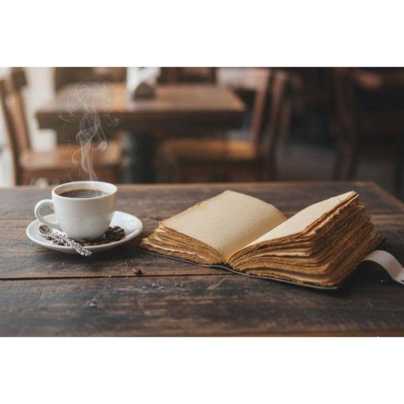 Кожаный гримуар лисы: Книга теней с бумагой с неровным краем, Подарки для студентов