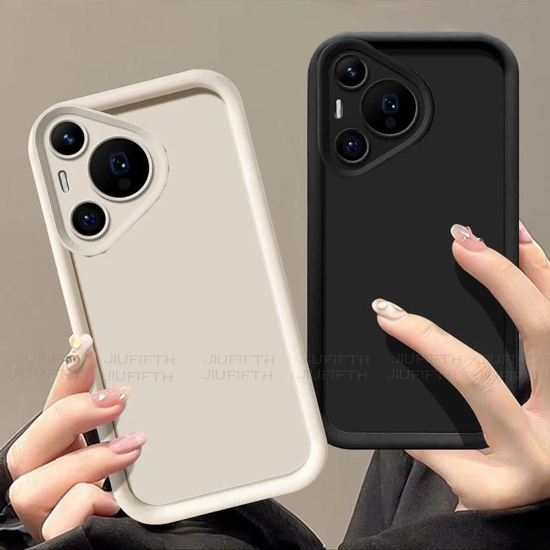 Для Huawei Pura 70 Pro Чехол Funda На Pura70 Pro+ Чехол для телефона Pura70Pro Plus Матовая задняя крышка Защита с ощущением кожи Противоударная Capa