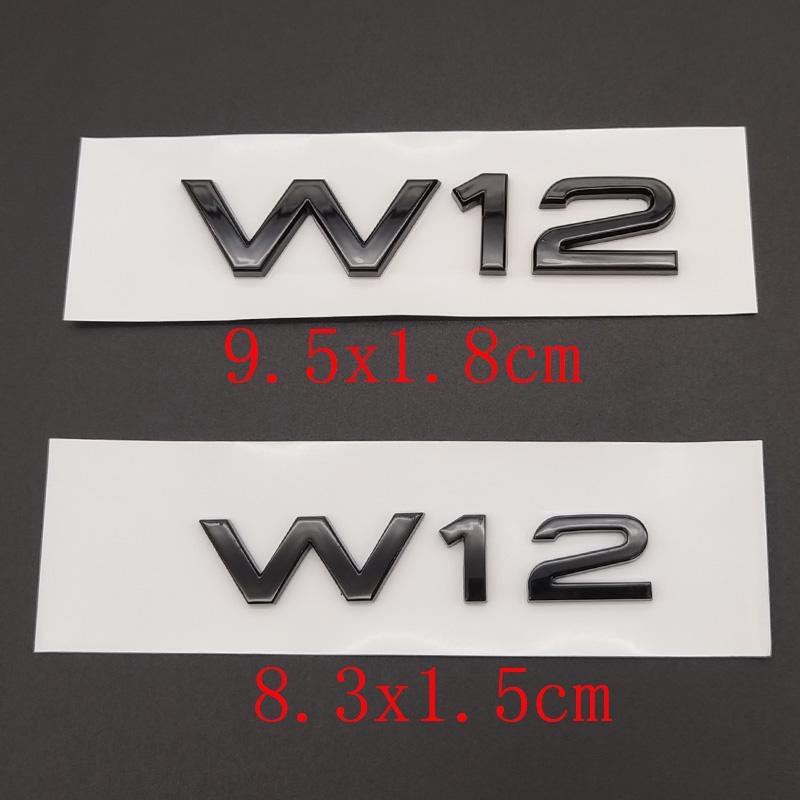 3D ABS Хромированный Черный Логотип V6T V8T V10 W12 Шильдик Буквы Значок Наклейка на Автомобиль Для Audi A6 A7 S4 S5 S6 S7 Q7 A8 R8 SQ5 TT Аксессуары