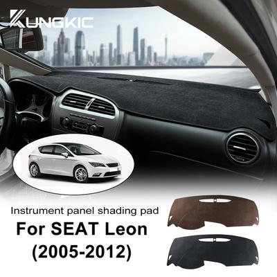Фланелевый коврик на панель для Seat Leon 2 MK2 2005 2006 2007 2008 2009 2010 2011 2012 Автомобильный летний солнцезащитный коврик на приборную панель Коврик