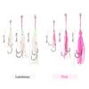 Portable Swim Squid Skirt Lure Saltwater Octopus Bait Hook Fishing Tackle Soft Silicone