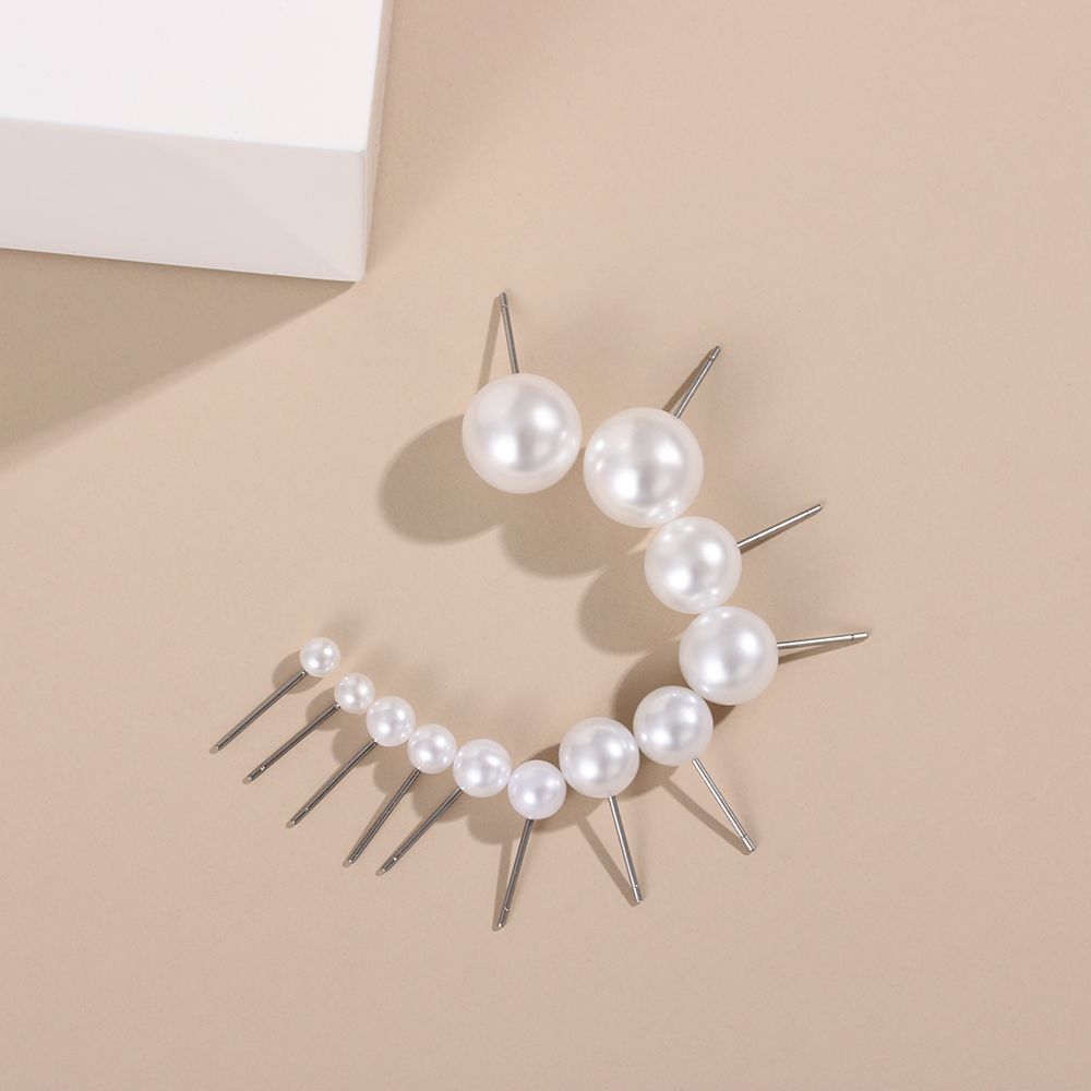 Round Shape Round Ball Earrings 4mm 5mm 6mm 8mm 10mm 12mm Ear Stud New Pearl Earrings Women