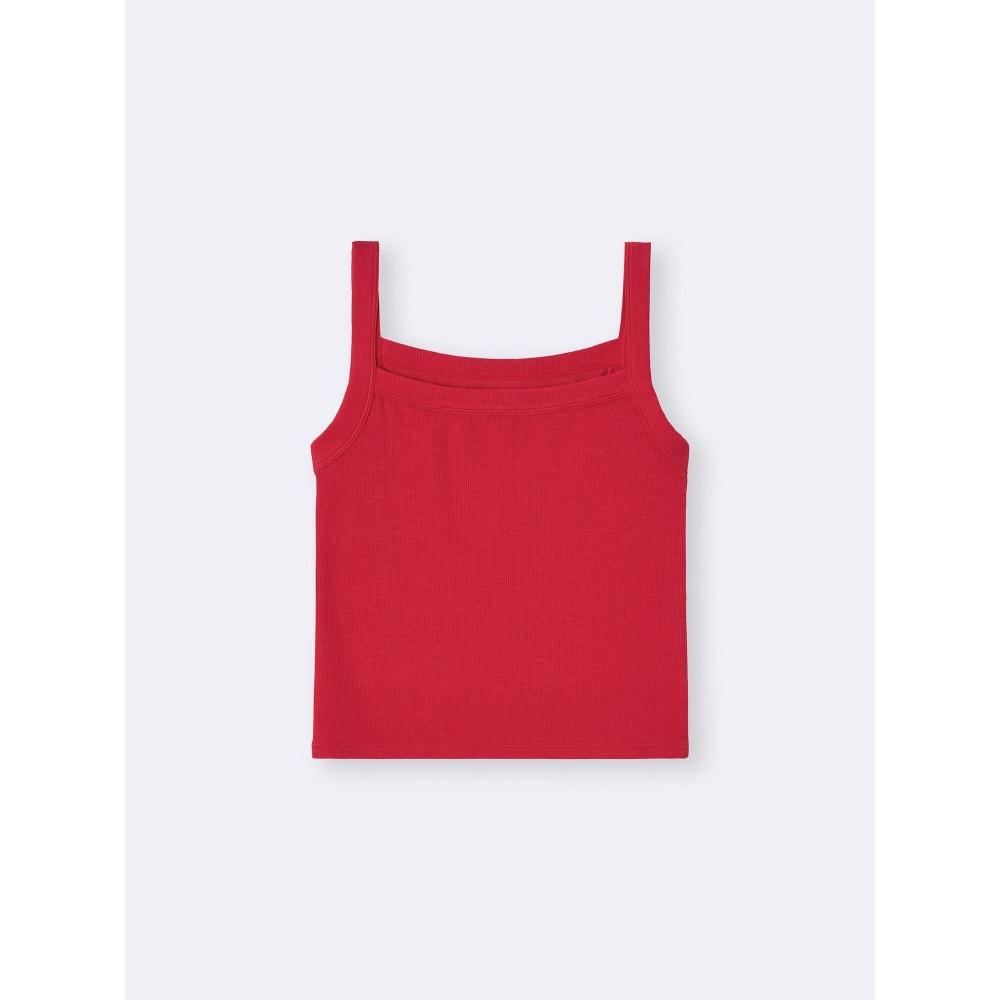 GU by Uniqlo Квадратный вырез Хлопковая смесь Топ-майка Сухой