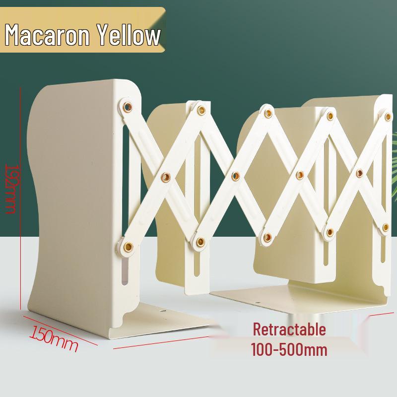 Выдвижные железные книжные полки-книгодержатели - Многофункциональная складная подставка для студентов