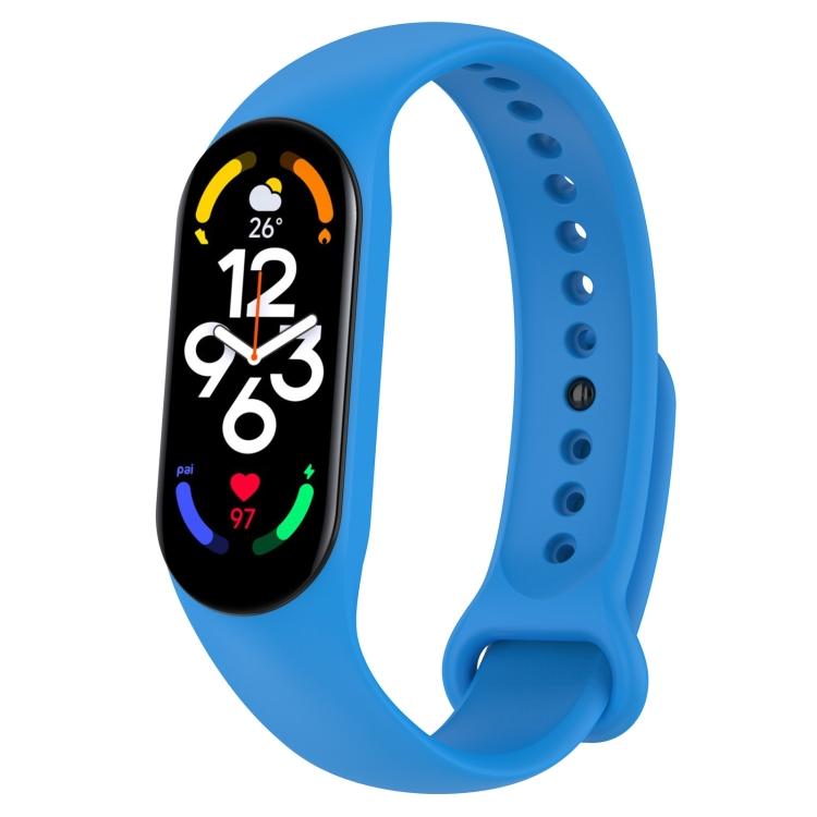 Официальный силиконовый ремешок для Xiaomi Mi Band 7 / 7 NFC / 6 / 6 NFC / 5 / 5 NFC / Amazfit Band 5